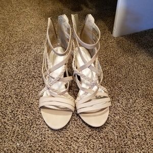 Lane Bryant strappy wedge sandals